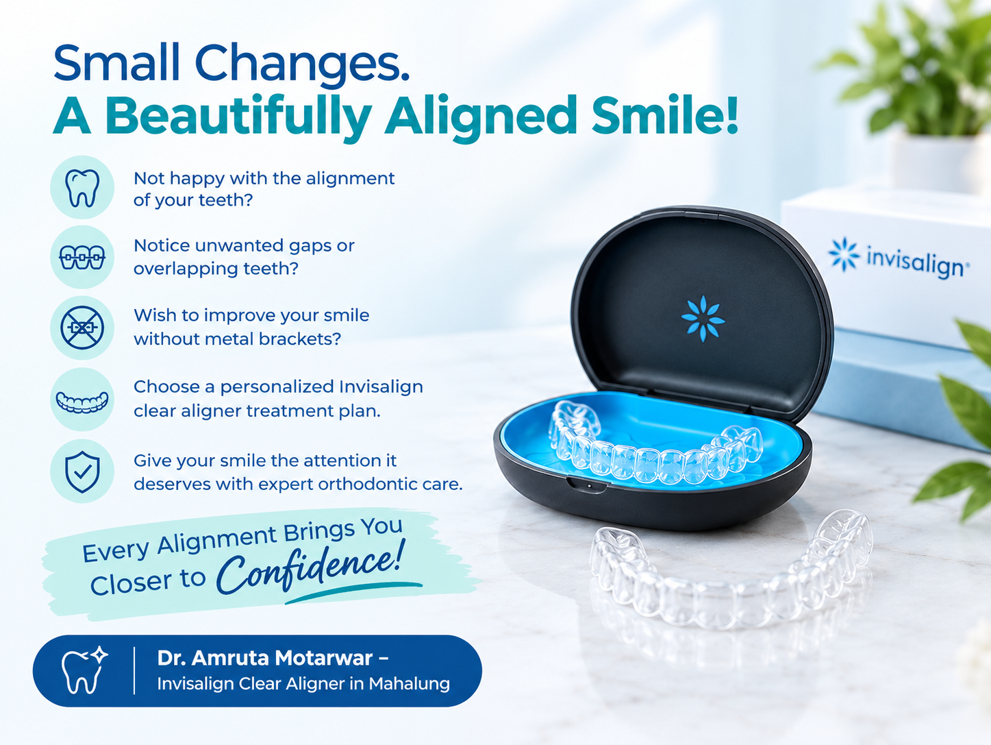 Invisalign clear aligner in Mahalunge