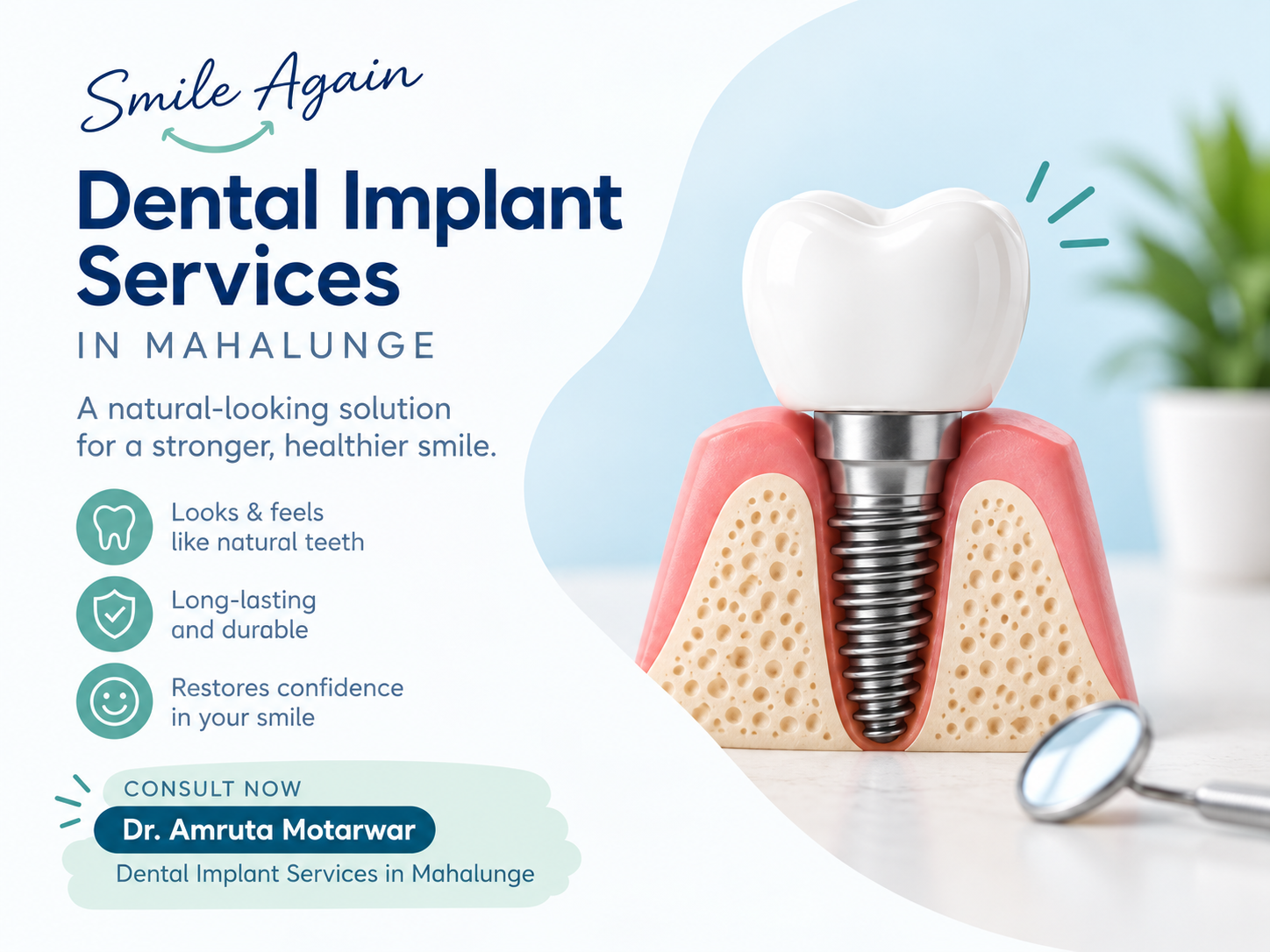 Best dental implant services in Mahalunge