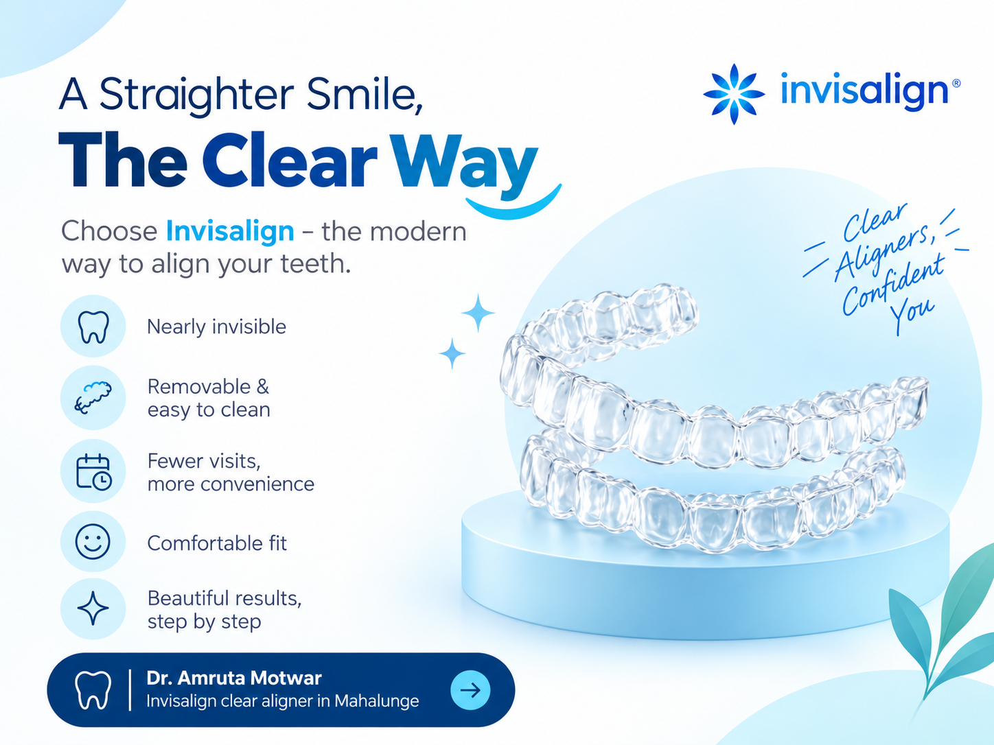 Invisalign clear aligner in Mahalunge